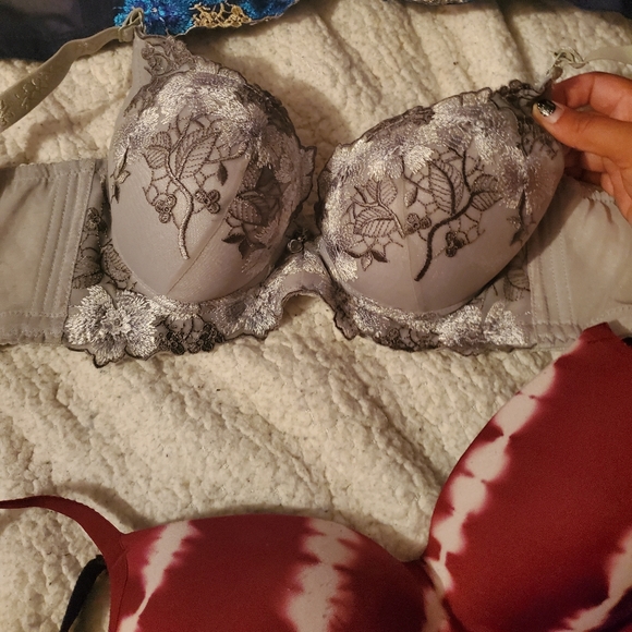 2 corset bras, BOTH:34C bras (prob will fit  a 32C bra size also & C but fits D) - Picture 2 of 4